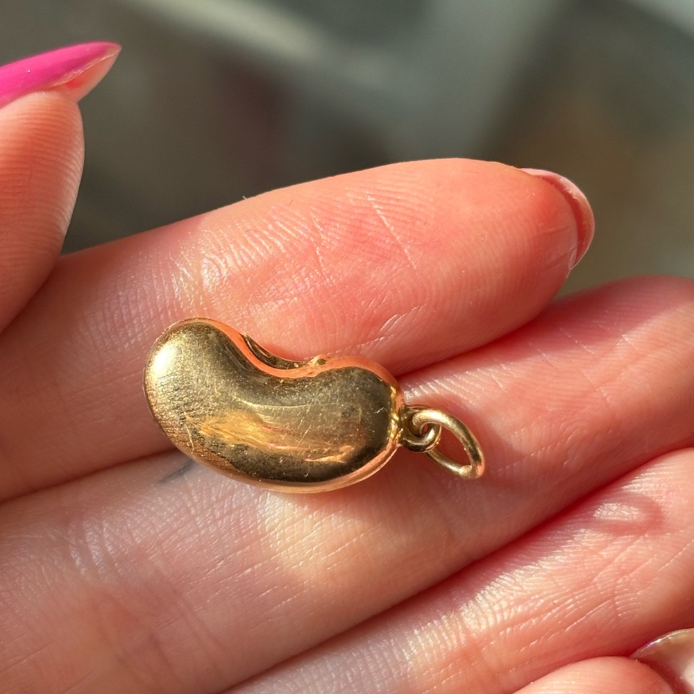 Vintage Lucky Bean Charm